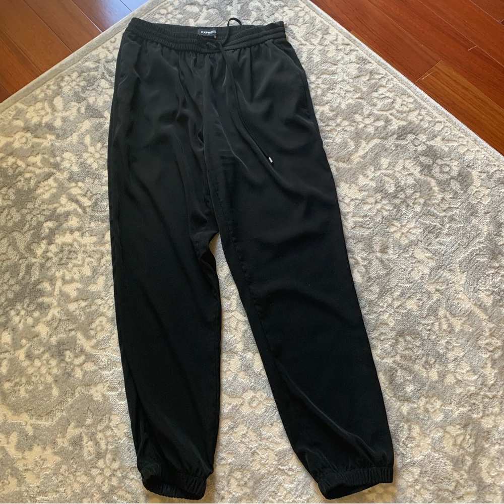 Express silky high waist dressy joggers. Worn twice.